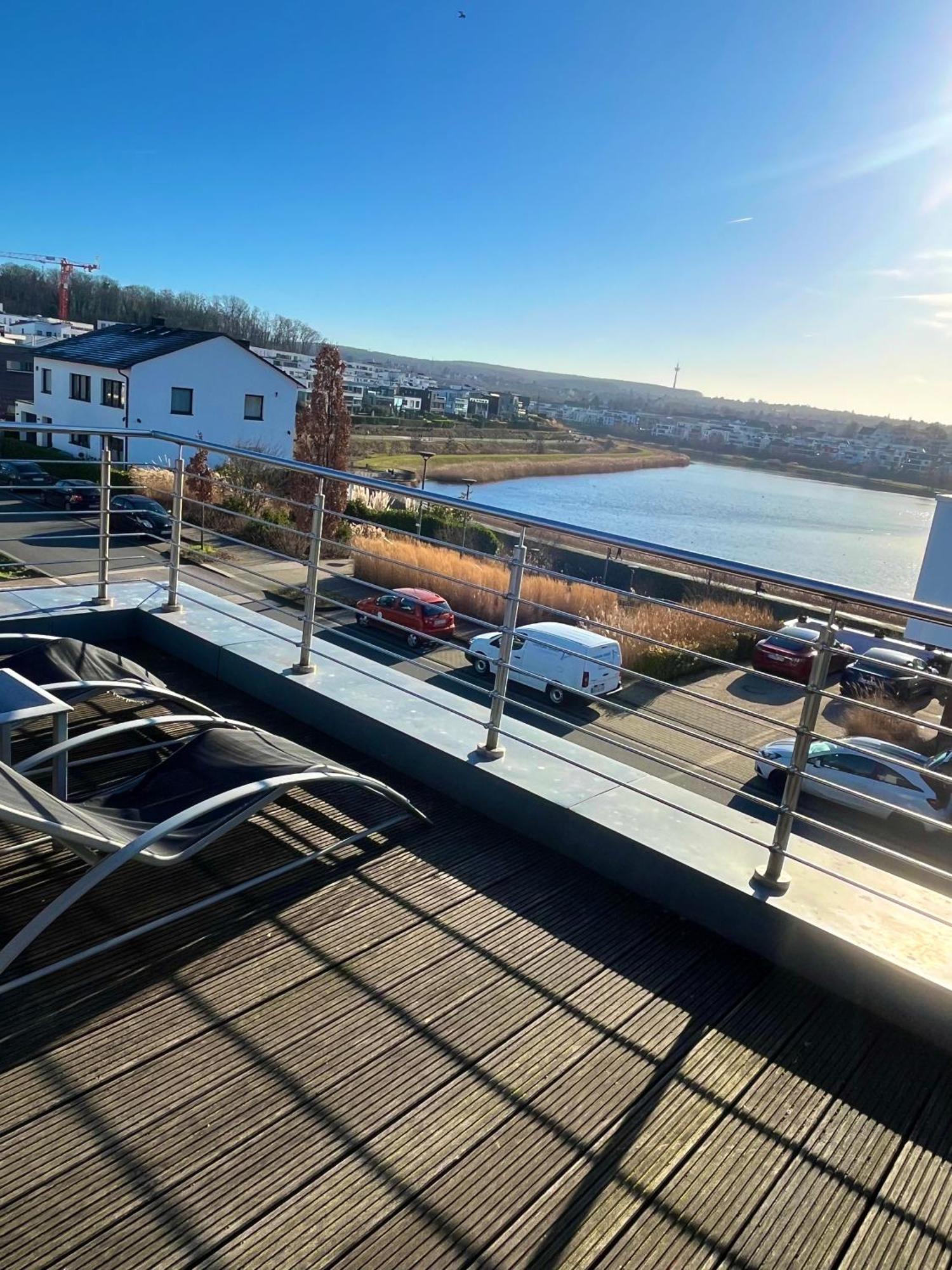 Haus Mit Panoramablick Auf Den Phoenixsee Dortmund Kültér fotó
