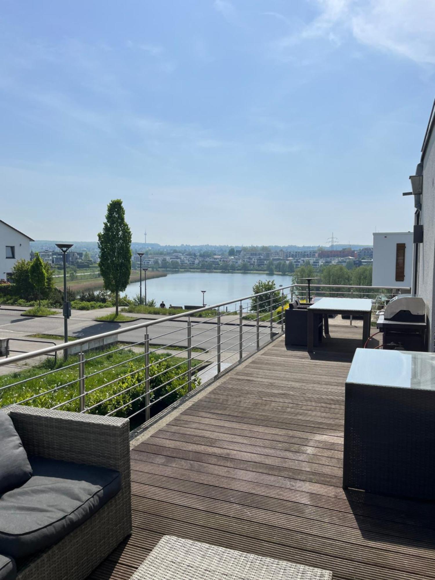 Haus Mit Panoramablick Auf Den Phoenixsee Dortmund Kültér fotó